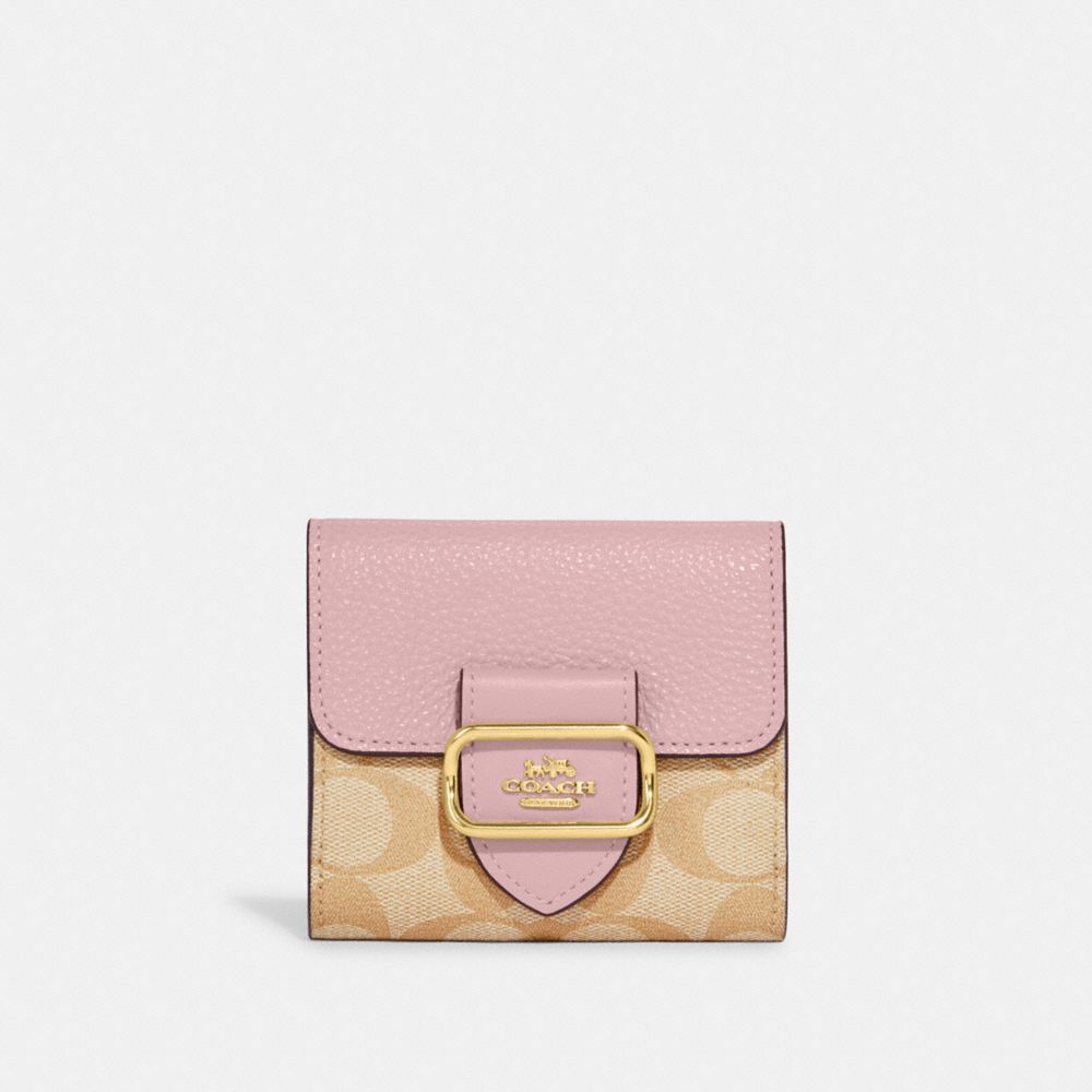 COACH® | Small Morgan Wallet In Colorblock Signature Canvas