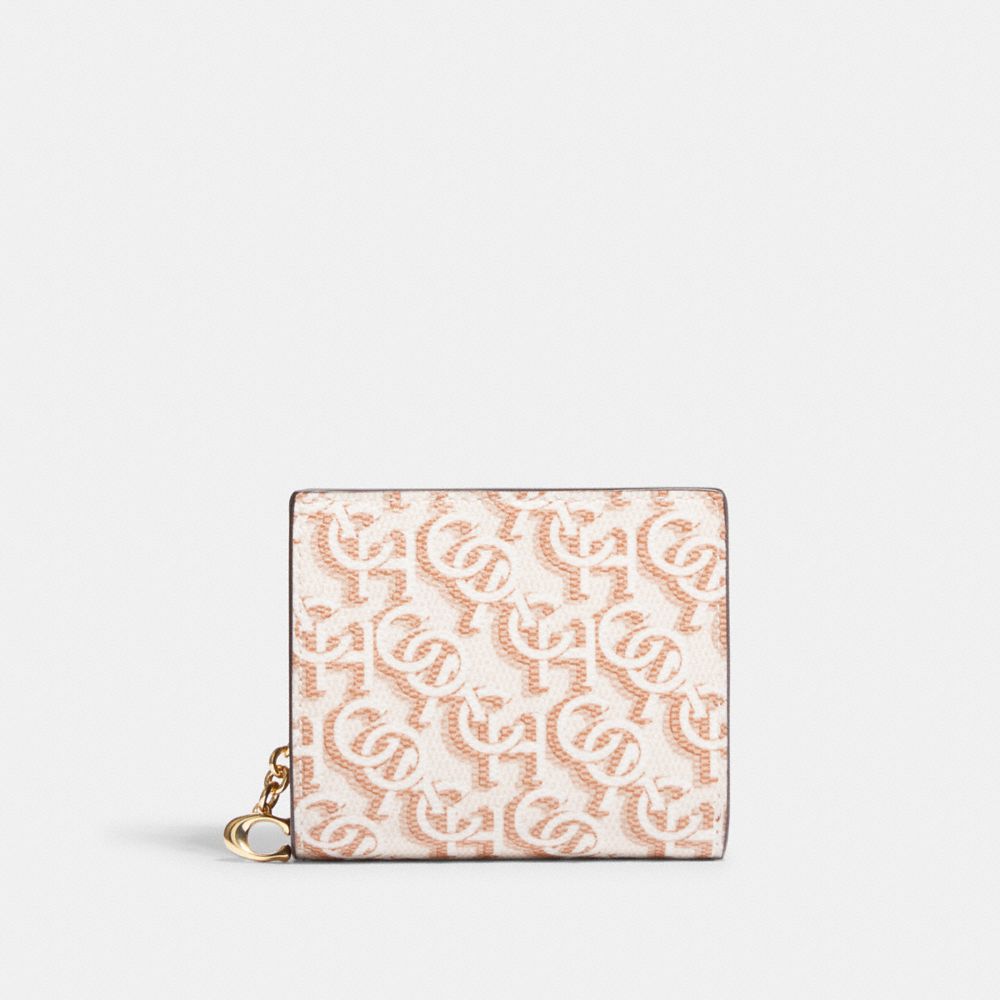 COACH® | Snap Wallet With Coach Monogram Print