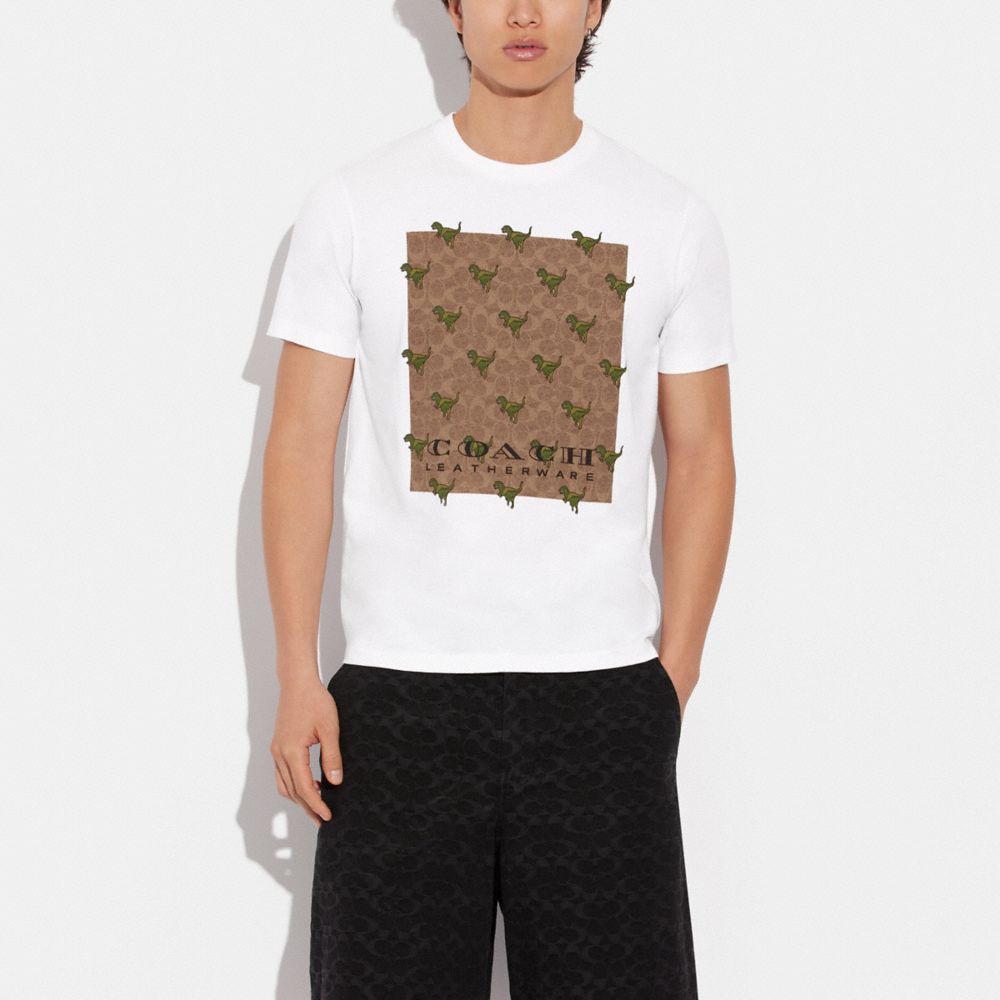 COACH® | Signature Rexy T Shirt In Organic Cotton