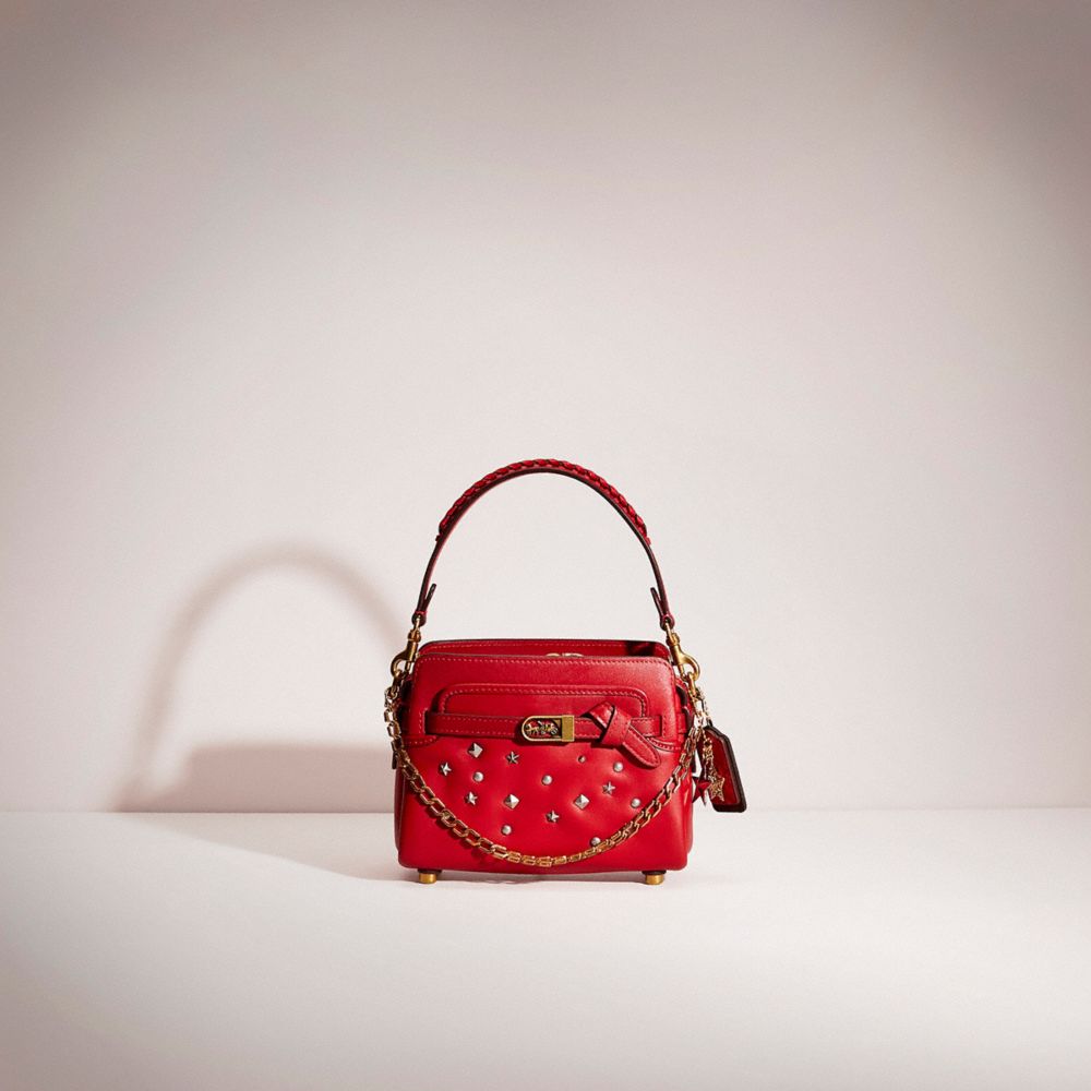 Coach Upcrafted Tate 18 Crossbody In Brass/candy Apple ModeSens