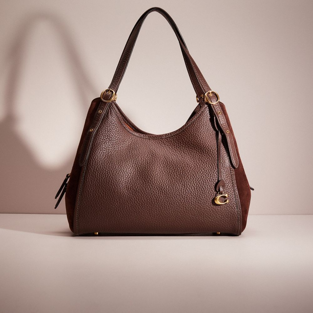 Coach Restored Lori Shoulder Bag In Brass/maple
