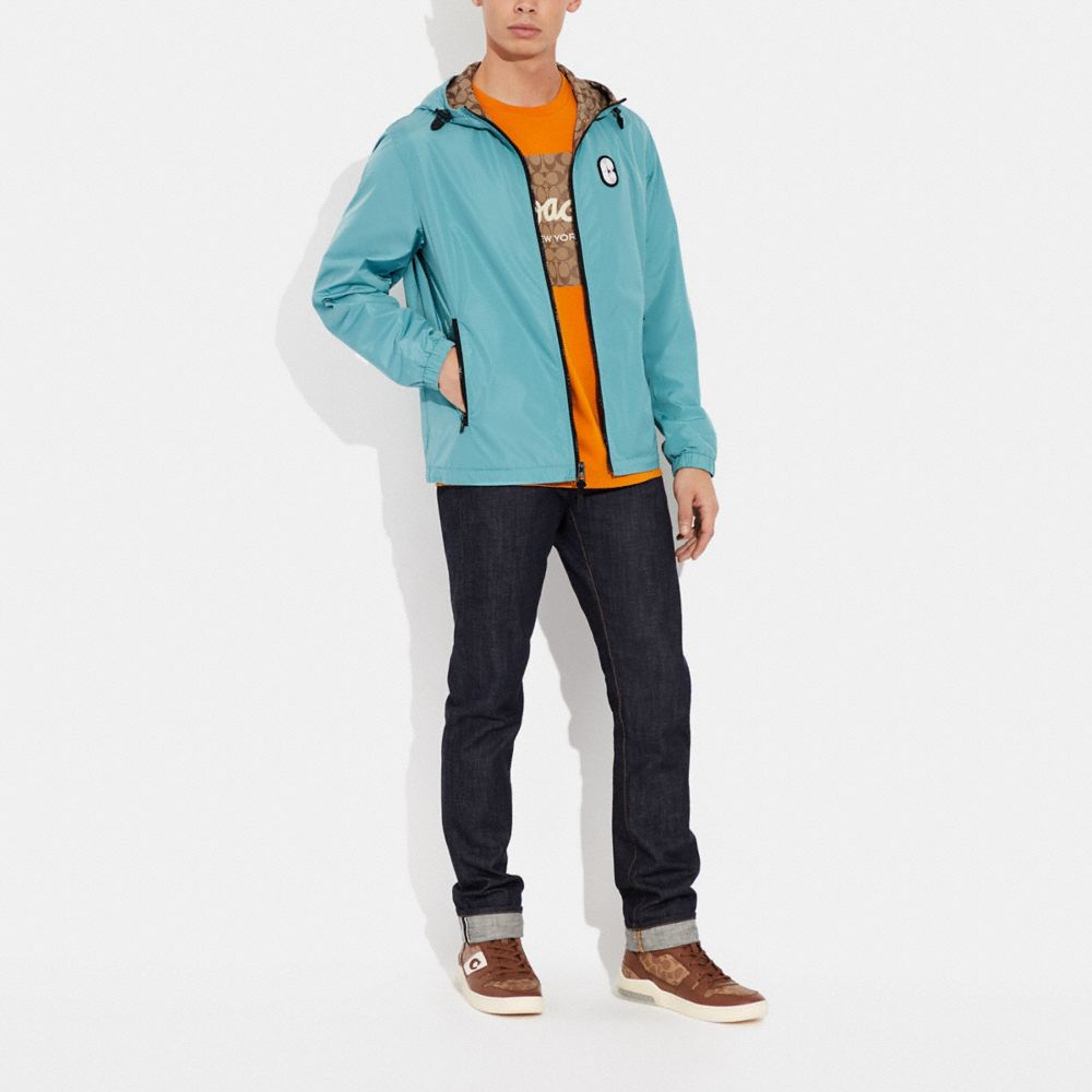 Coach Outlet Reversible Full Zip Windbreaker