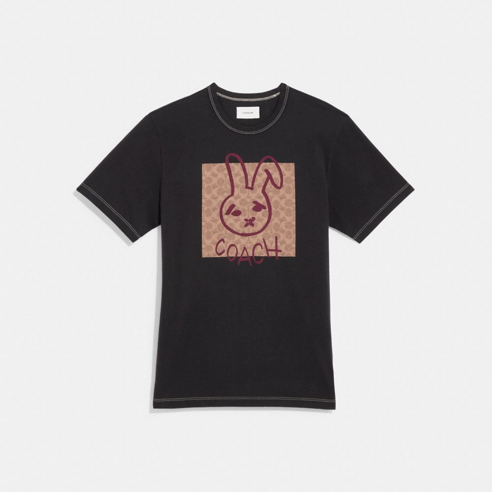 Lunar New Year Signature Rabbit T Shirt In Organic Cotton