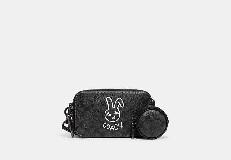 Lunar New Year Charter Slim Crossbody In Signature Canvas With Rabbit