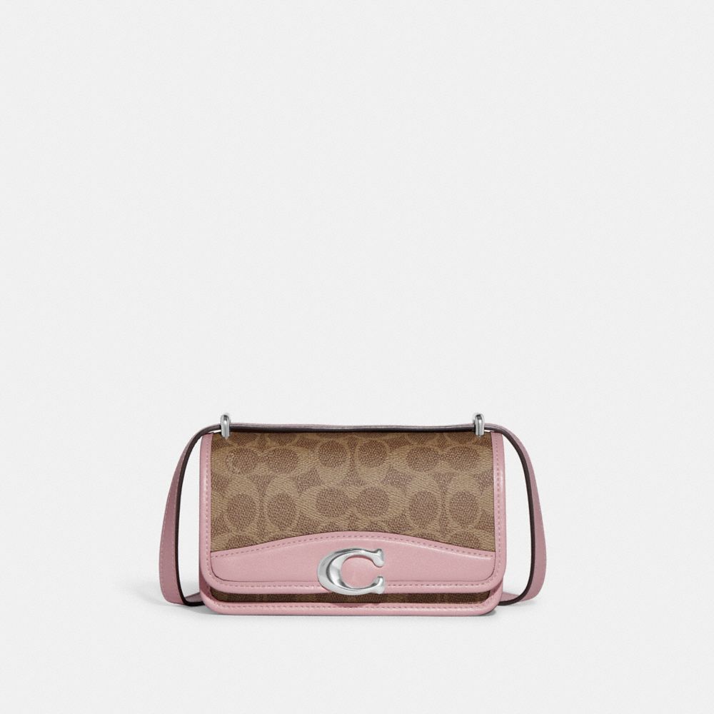Lunar New Year Bandit Crossbody In Colorblock Signature Canvas With Rabbit Charm