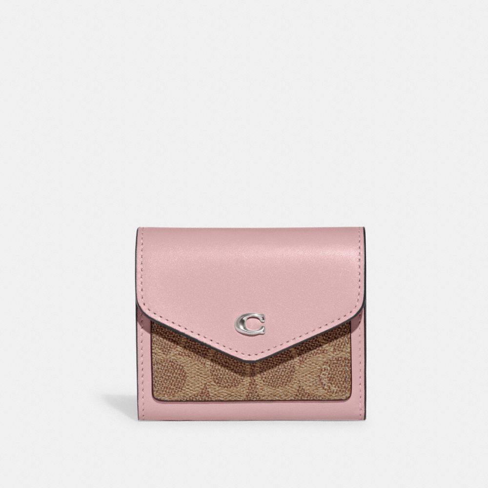 Introducir 73+ imagen coach pink wallet small