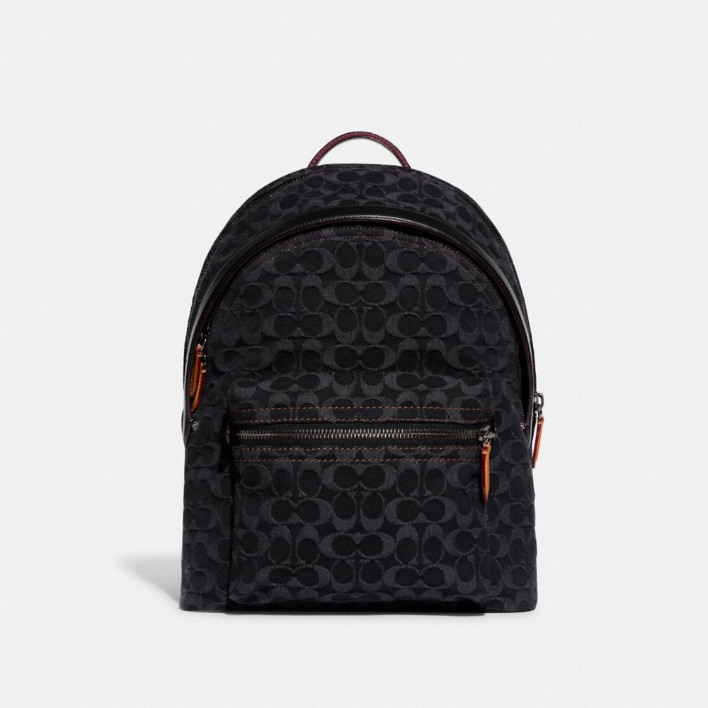 【美品】COACH コーチ デニム リュック バックパック