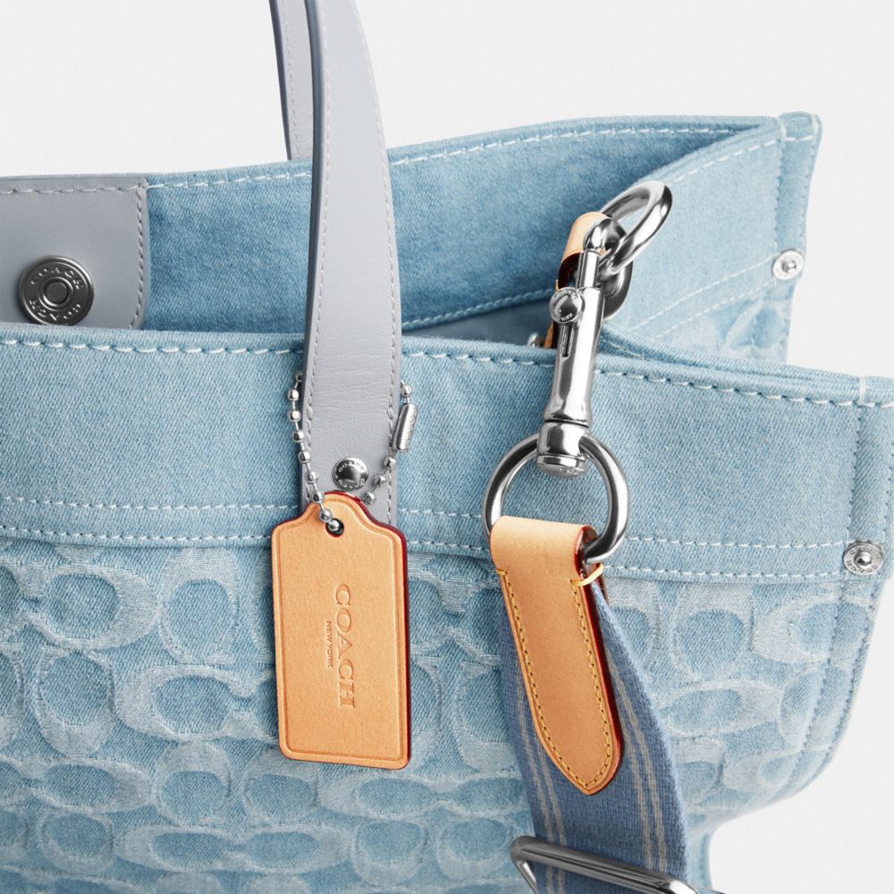 COACH®  Field Tote 40 In Signature Denim