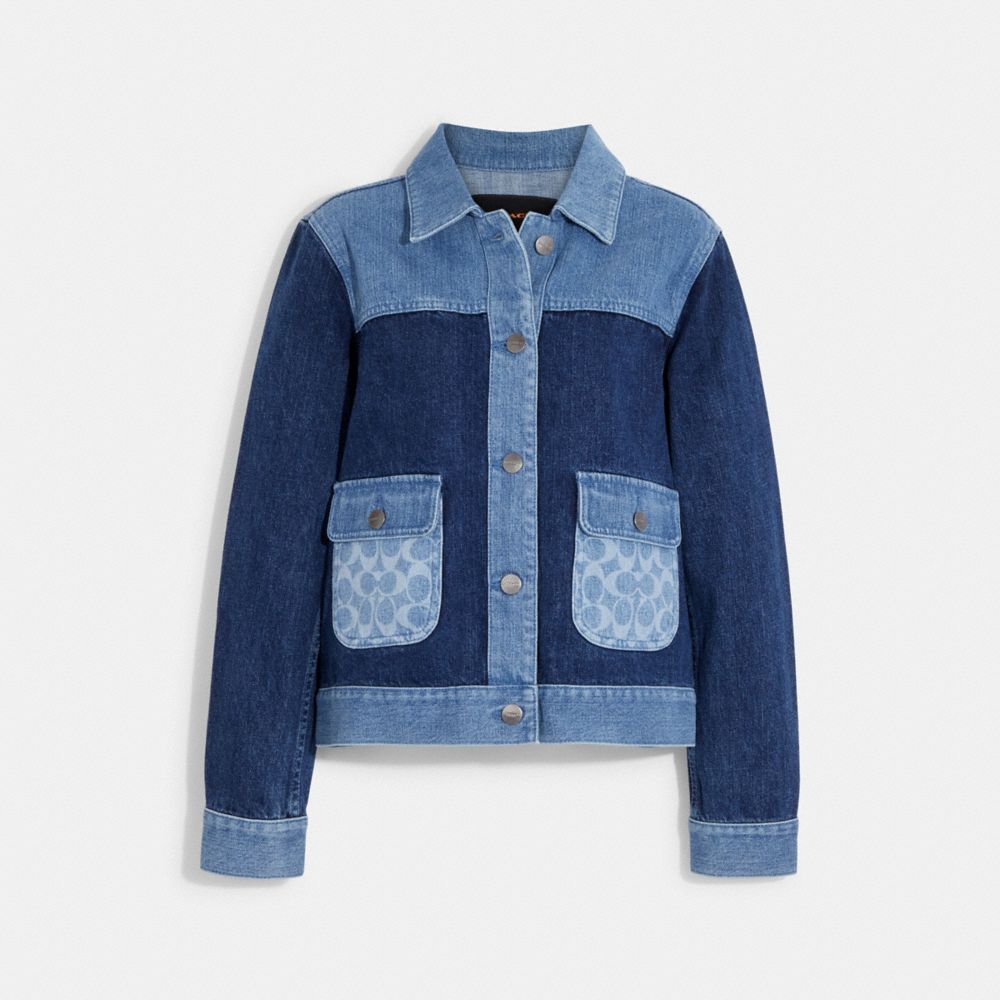 COACH® Signature Mix Denim Jacket
