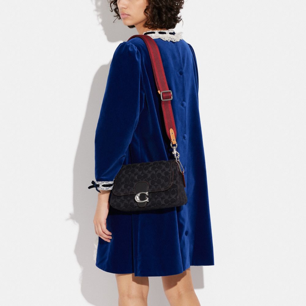 COACH®: Soft Tabby Shoulder Bag In Signature Denim