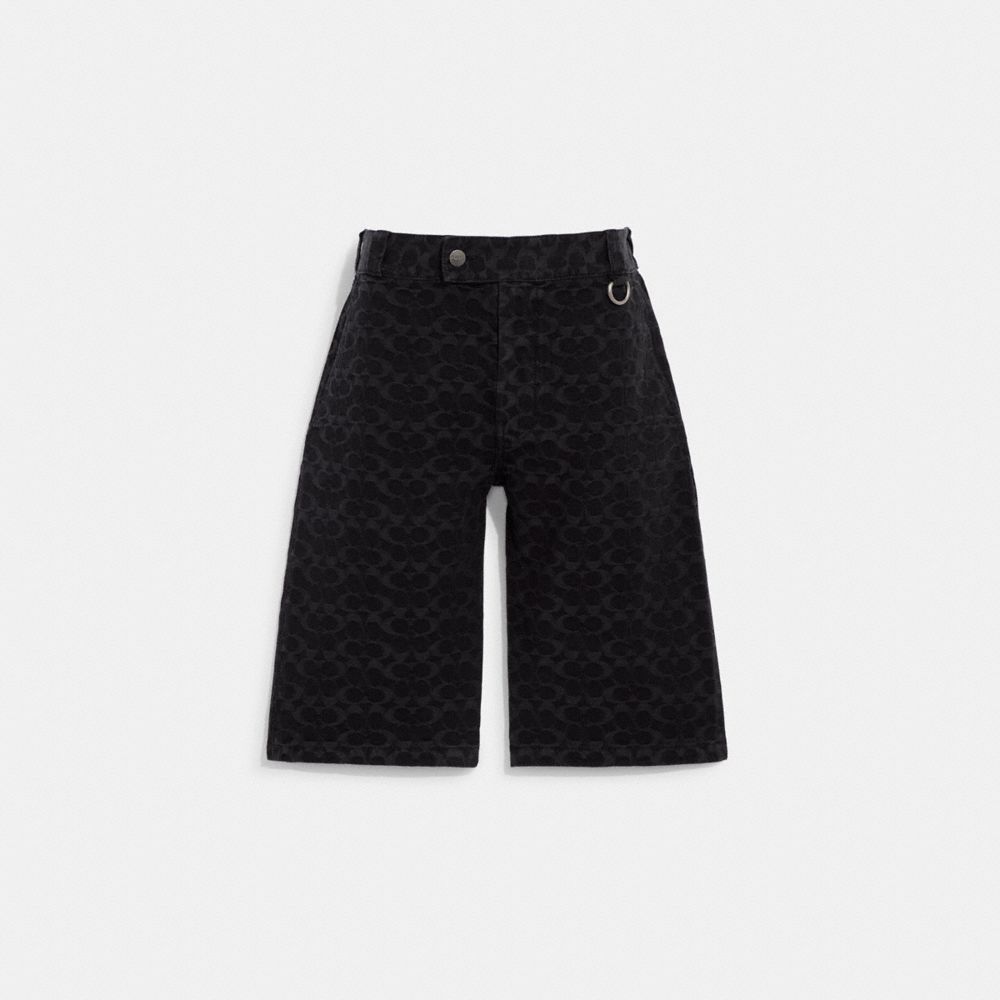 Signature Denim Shorts
