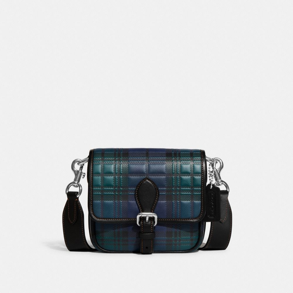 COACH® Frankie Crossbody 18 With Plaid Print
