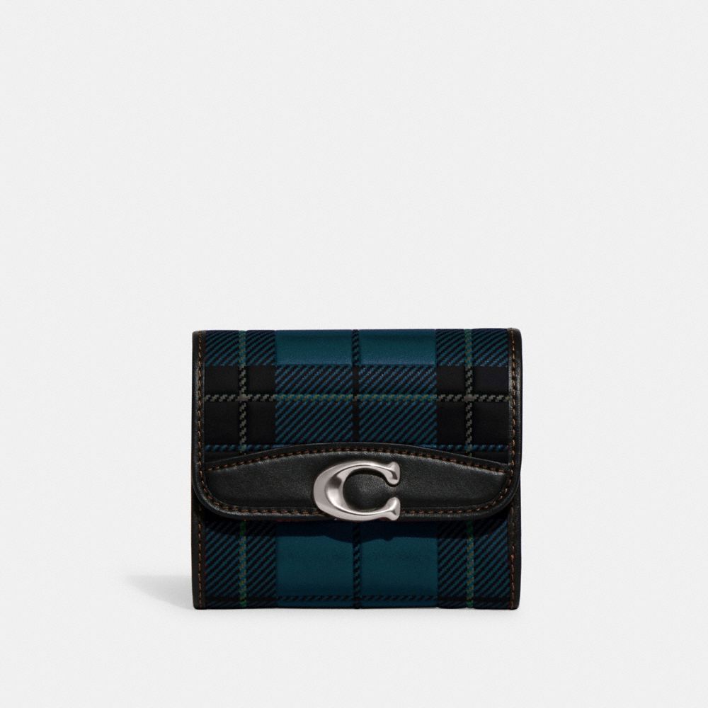 COACH® Bandit Wallet With Plaid Print
