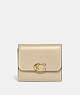 COACH®,BANDIT WALLET,Leather,Brass/Ivory,Front View