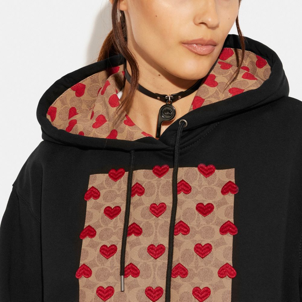 hoodie with heart