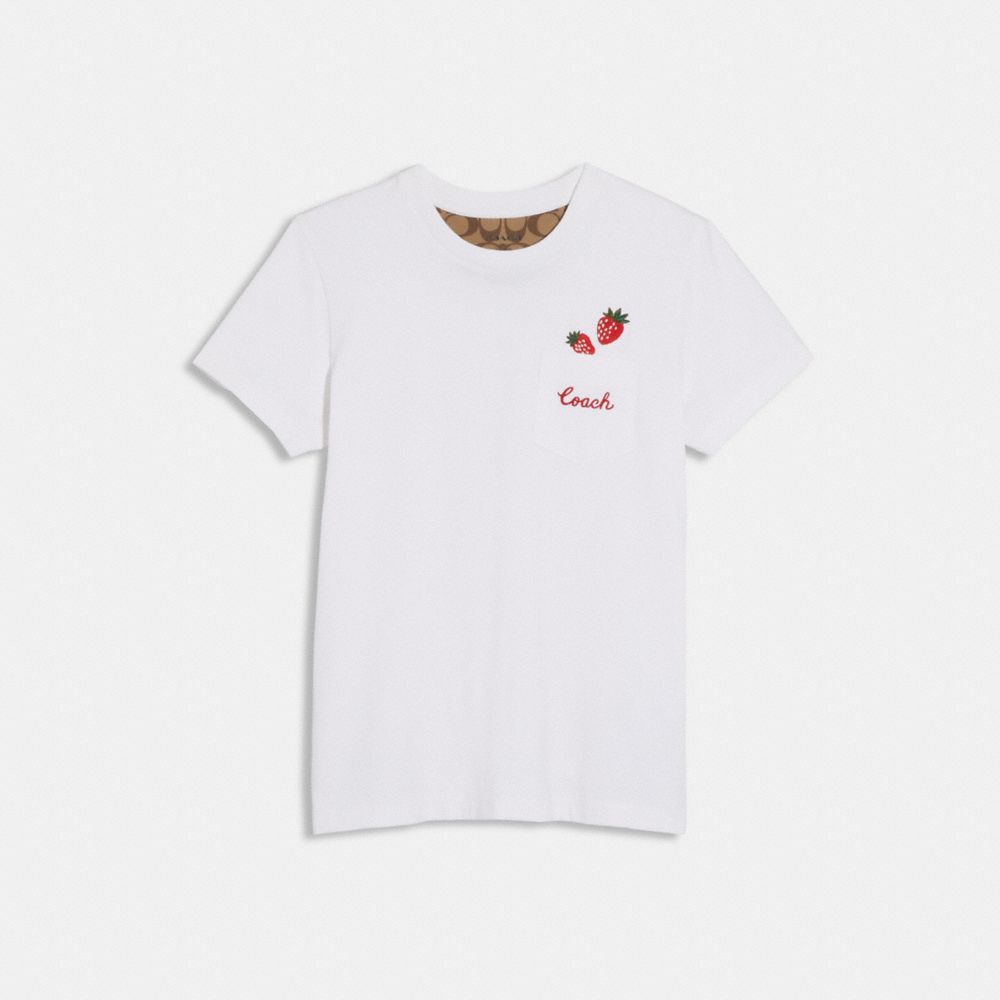 公式】コーチアウトレット | ストロベリー Tシャツ