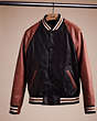 Restored Leather Varsity Jacket