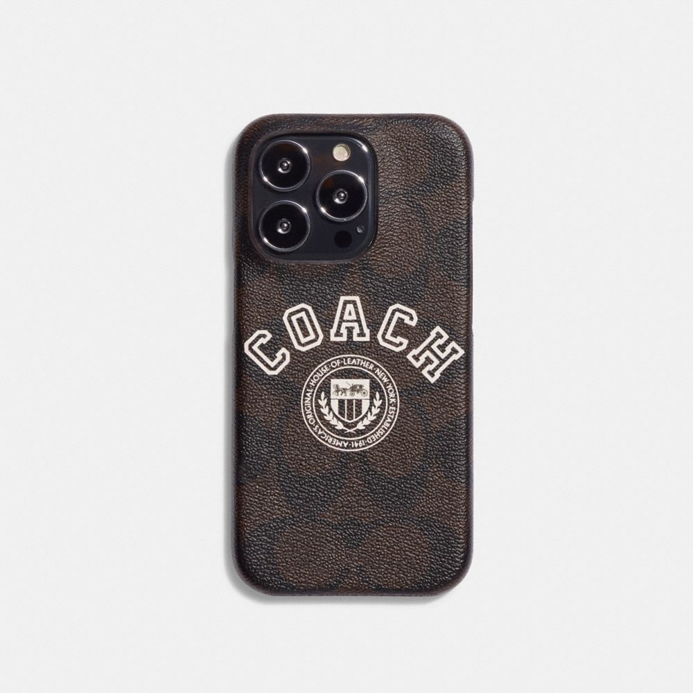 アイテム勢ぞろい COACH iPhone14 pro ケース シグネチャー チェス
