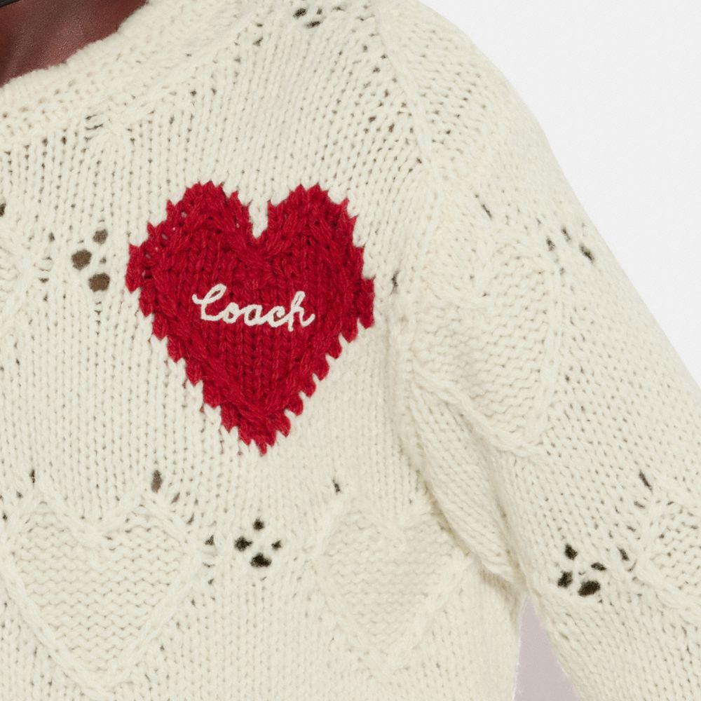 Heart Crewneck Sweater | COACH®