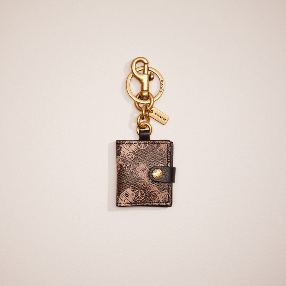 Coach Remade Picture Frame Bag Charm In Green Multi | ModeSens