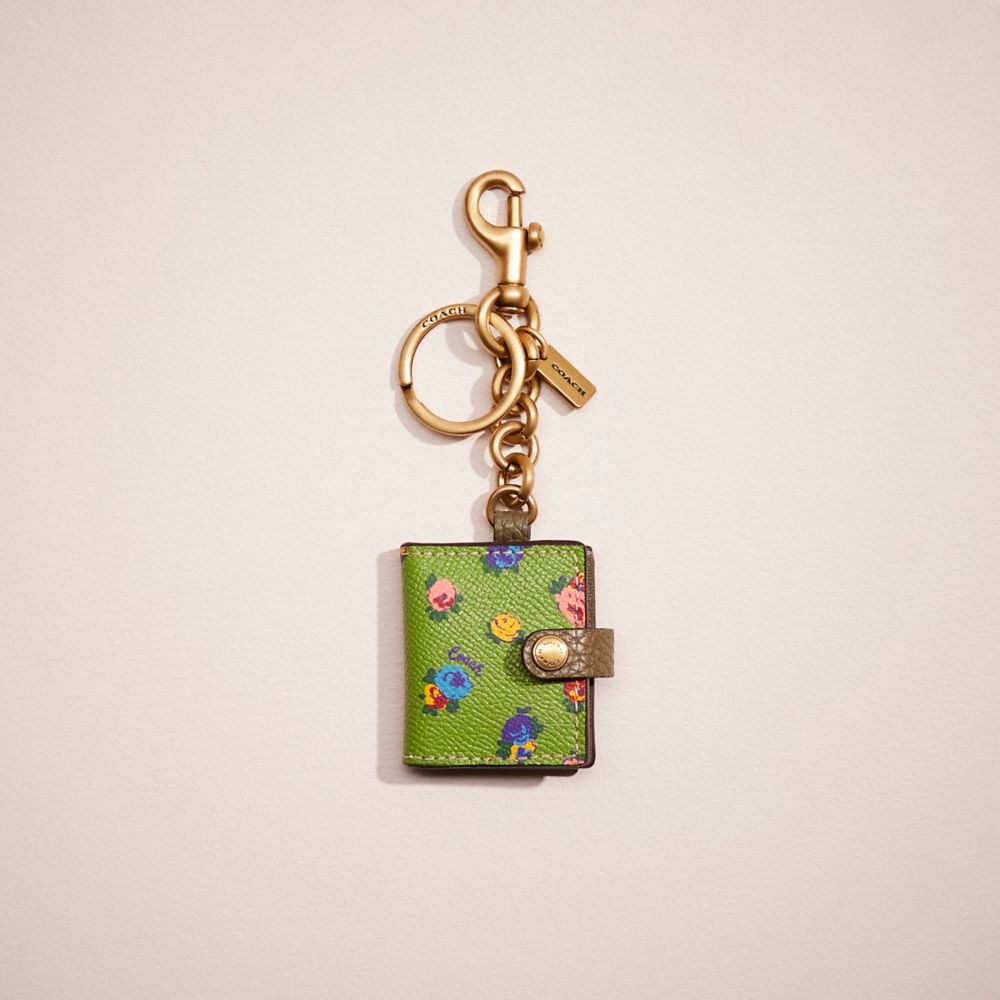 Coach Remade Picture Frame Bag Charm In Green Multi | ModeSens