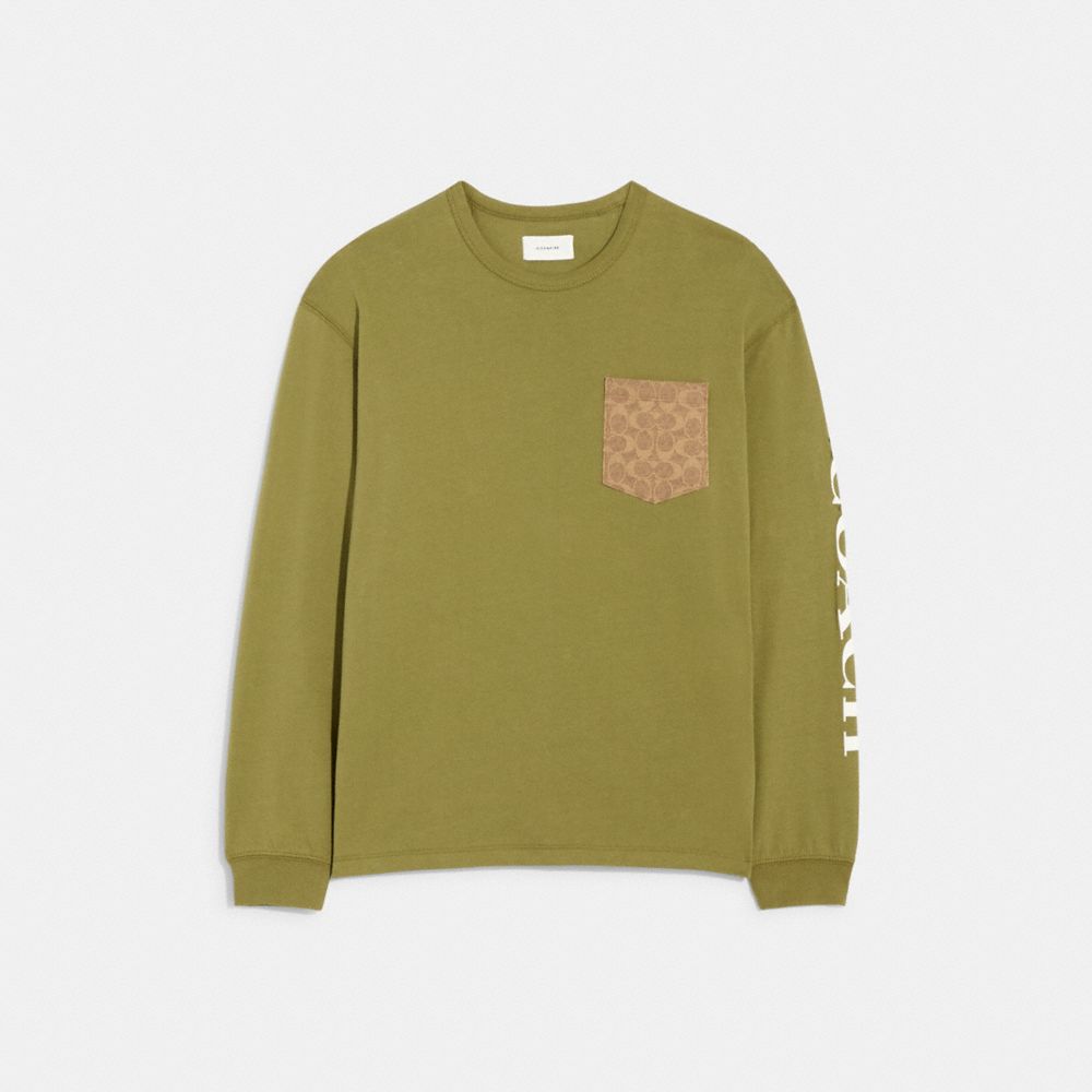 Long Sleeve T Shirt In Organic Cotton