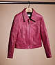 Restored Cropped Leather Blouson
