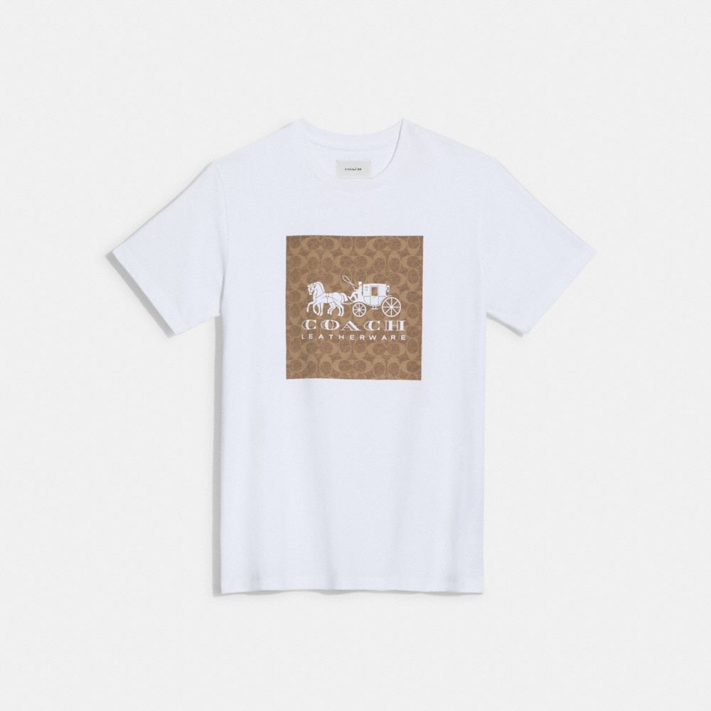 coach シグネチャー ホース アンド キャリッジ Tシャツ - Tシャツ