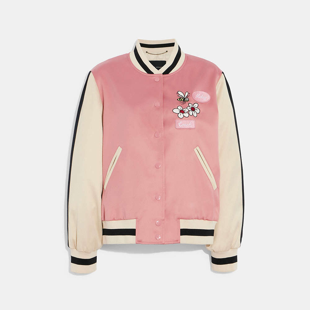 Coach Disney X  Souvenir Jacket In Pink