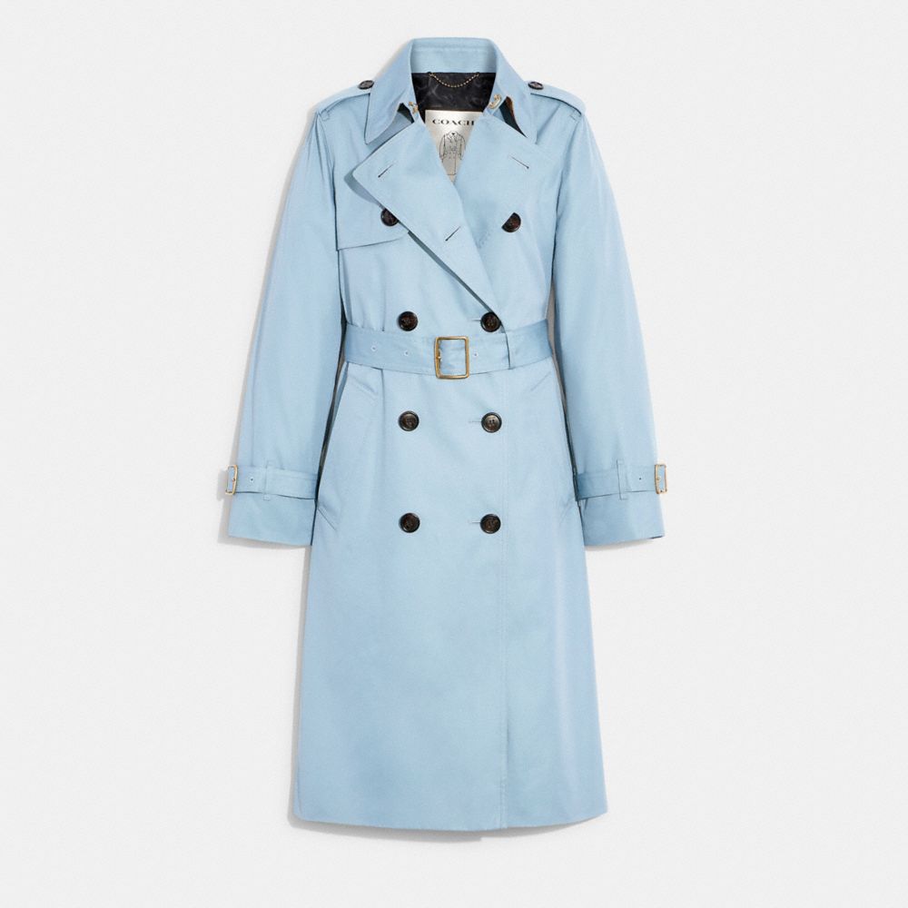Coach Trench In Blue