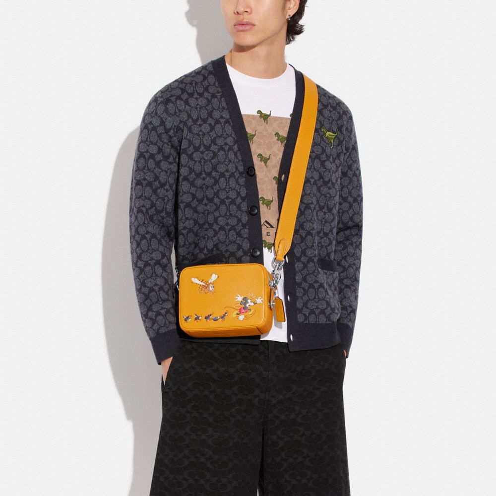 DISNEY×COACH フライト バッグ リジェネラティブ レザー　コーチ