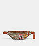 Disney X Coach Charter Belt Bag 7 In Signature Textile Jacquard With Patches