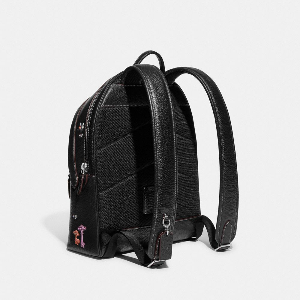 Disney X Coach Charter Backpack In Regenerative Leather | COACH®