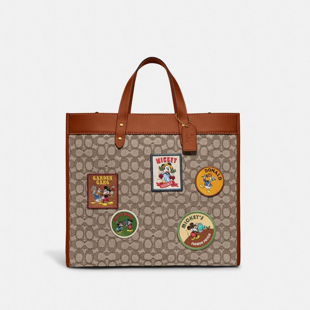 ディズニー100周年記念】DISNEY X COACH FIELD TOTE-