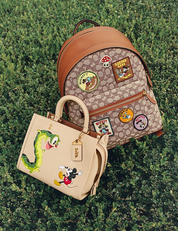 COACH®: Disney X Coach Charter Backpack In Signature Textile