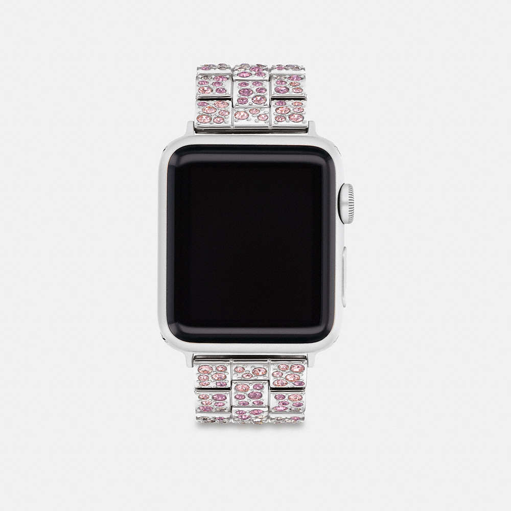 Coach Apple Watch® Strap, 38mm, 40mm And 41mm In Blush