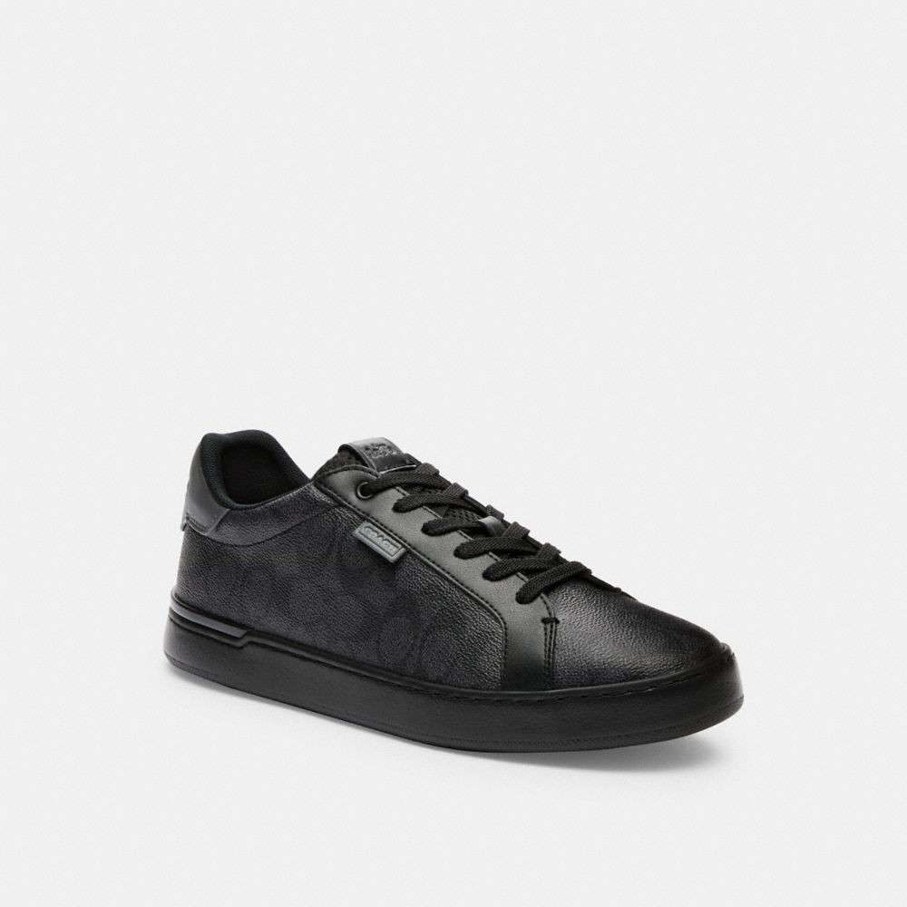 Arriba 36+ imagen black coach men shoes