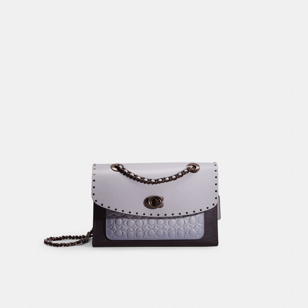 Restored Parker In Signature Leather With Rivets COACH®