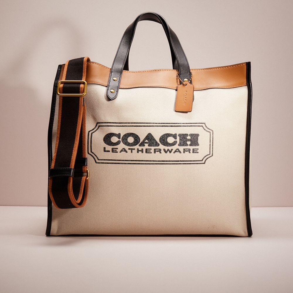 Restored Field Tote 40 With Coach Badge | COACHÂ®