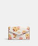 COACH®,ENVELOPE CLUTCH CROSSBODY WITH FLORAL CLUSTER PRINT,Gold/Chalk Multi,Front View