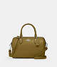 COACH®,ROWAN SATCHEL,Leather,Everyday,Silver/Citron,Front View