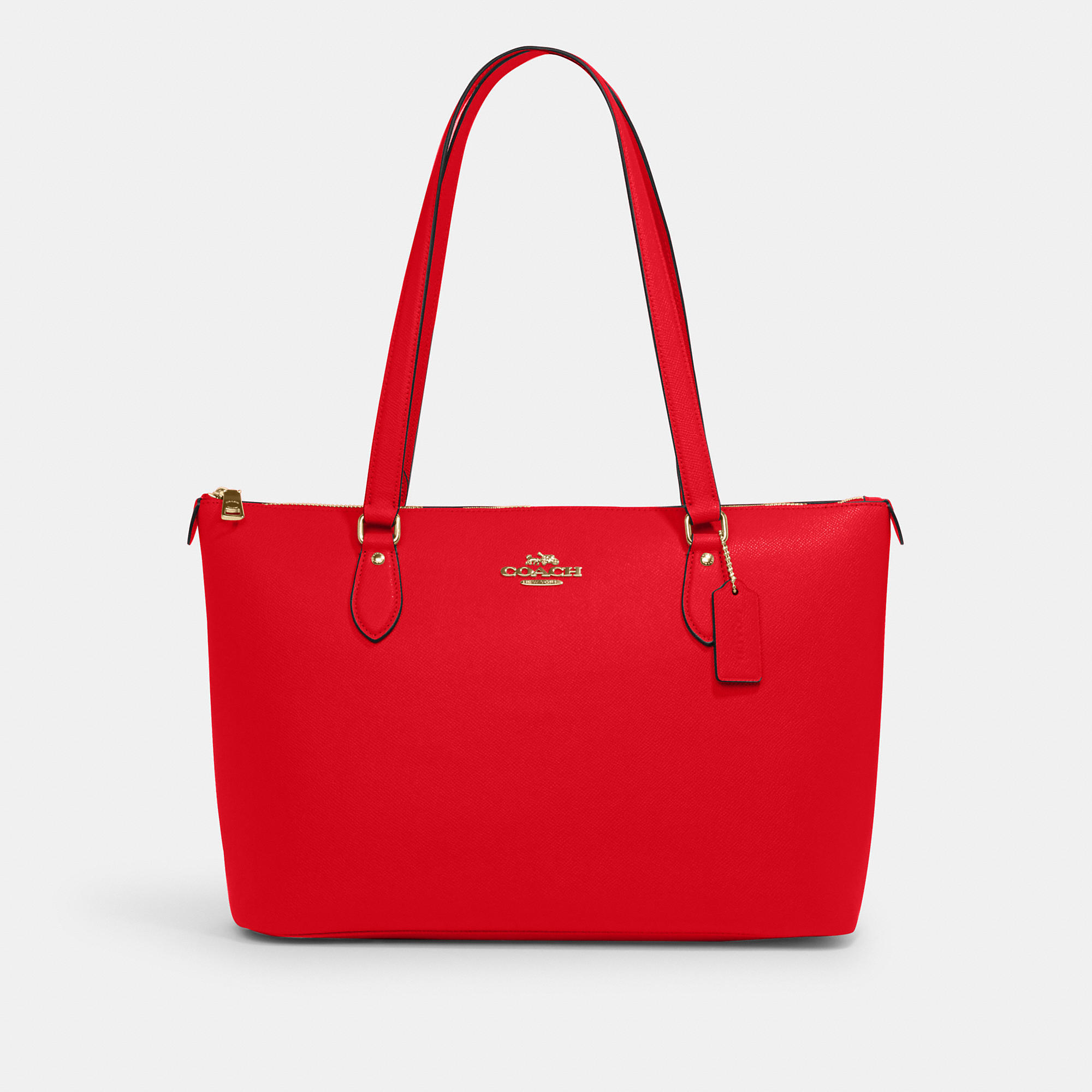 Coach Gallery Tote In Red