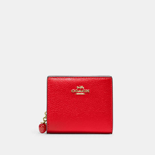 COACH® | Snap Wallet With Strawberry