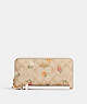Long Zip Around Wallet In Signature Canvas With Nostalgic Ditsy Print