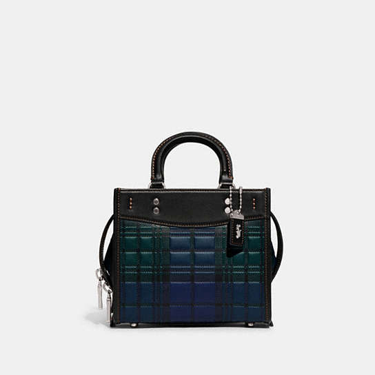 COACH®: Rogue 20 With Plaid Print