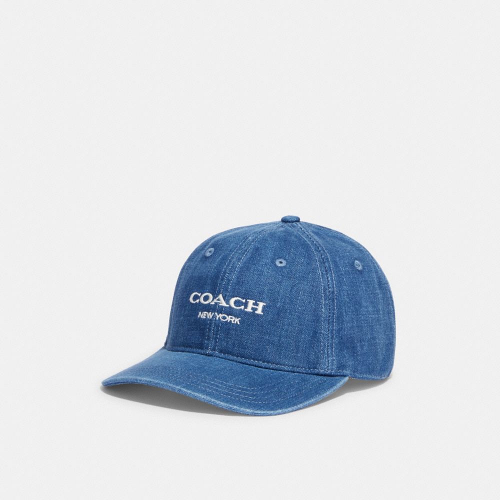 NWT COACH men Denim Bucket Hat CH403 