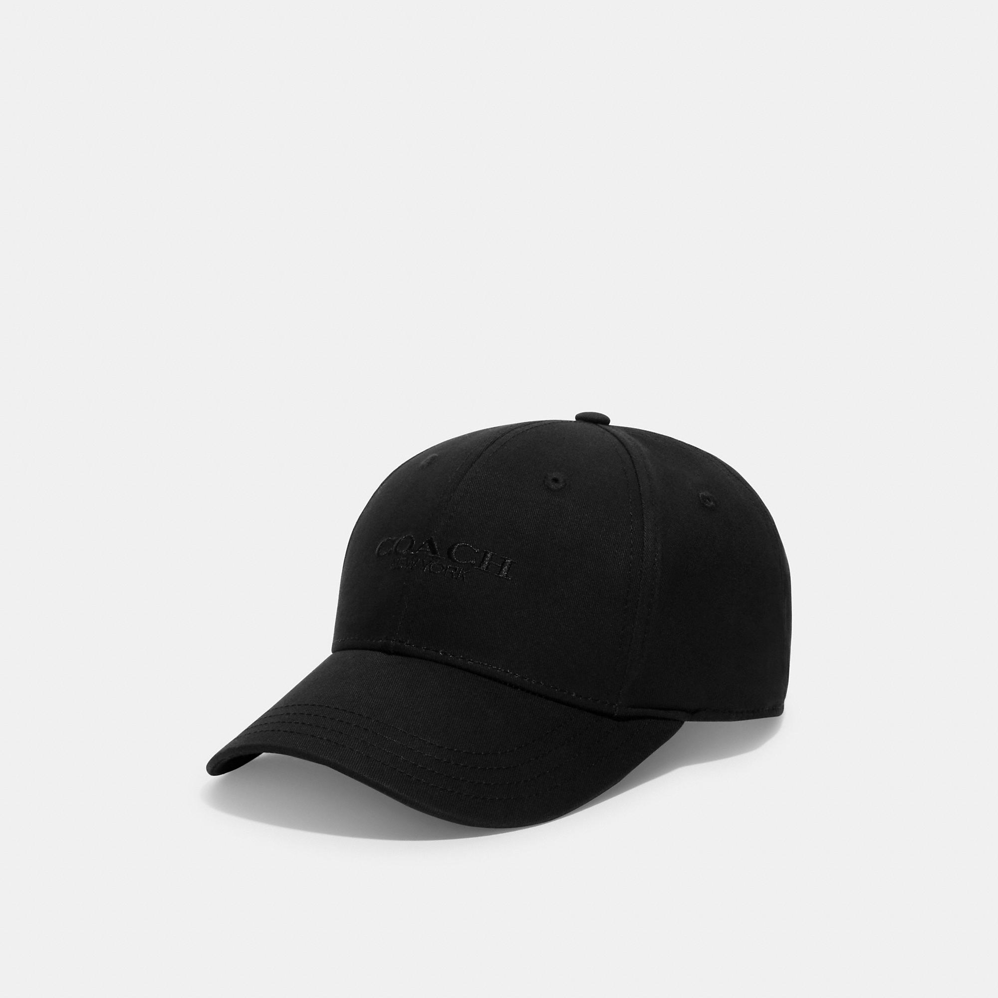 Shop Coach Outlet Embroidered Baseball Hat In Black