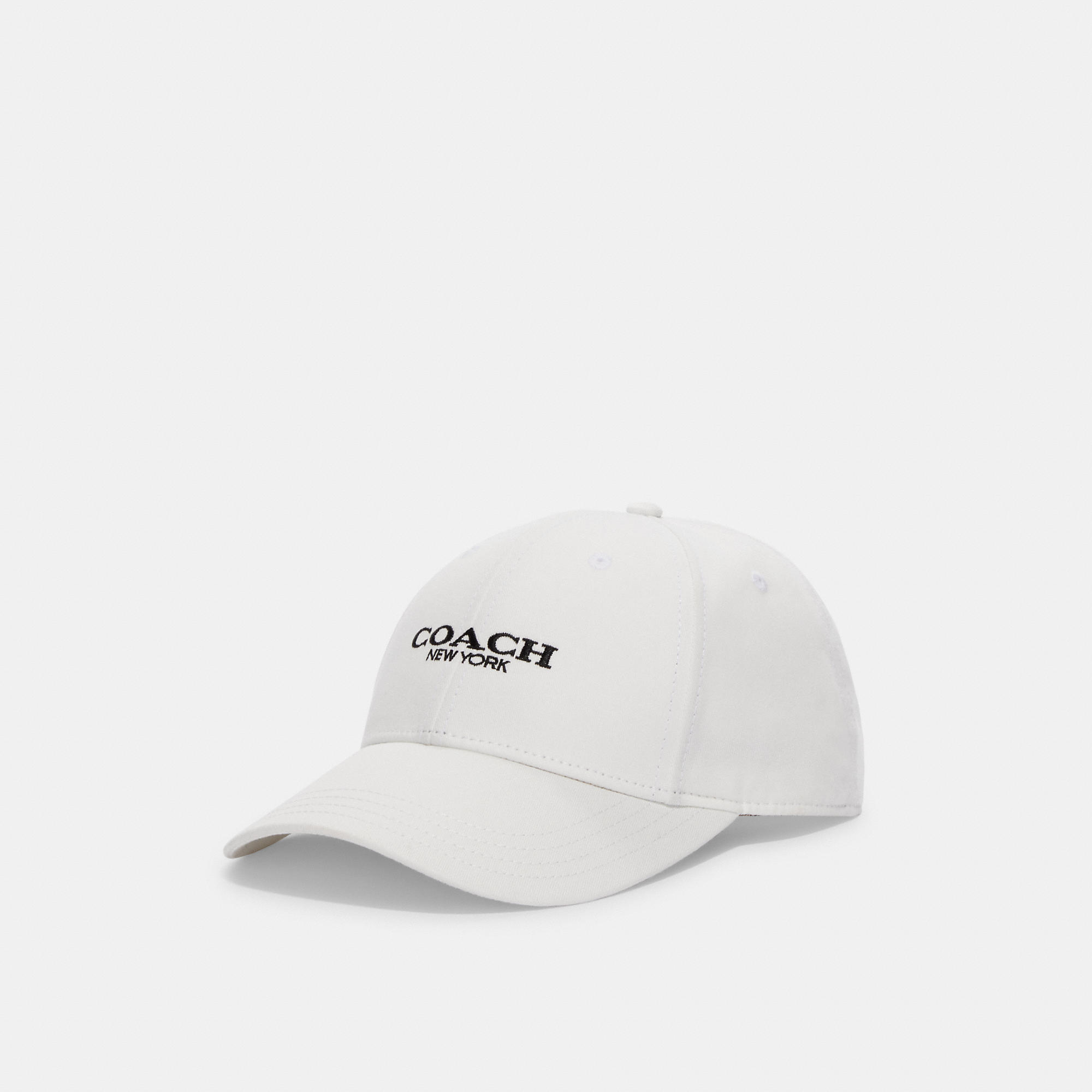 Shop Coach Outlet Embroidered Baseball Hat In White