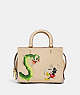 Disney X Coach Rogue 25 In Regenerative Leather With Mickey Mouse And Caterpillar