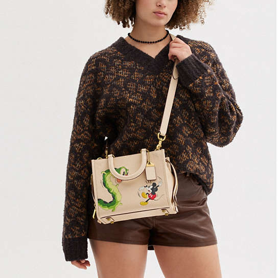 Disney X Coach Rogue 25 With Mickey Mouse | COACH® Disney X Coach Rogue 25 With Mickey Mouse | COACH®